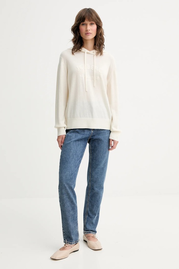 Шерстяна кофта Iceberg A020.9003 бежевий AW25