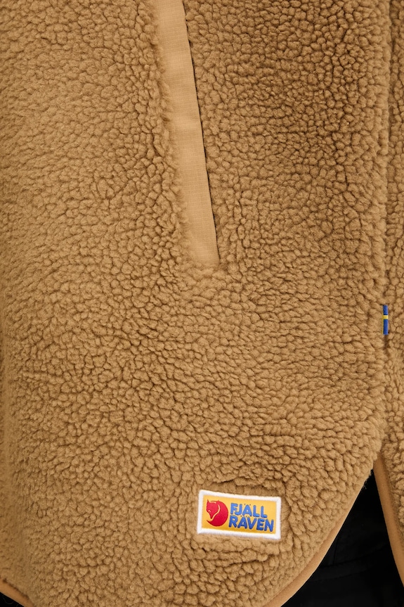 Mikina Fjallraven Vardag Pile F14600256.232 hnědá