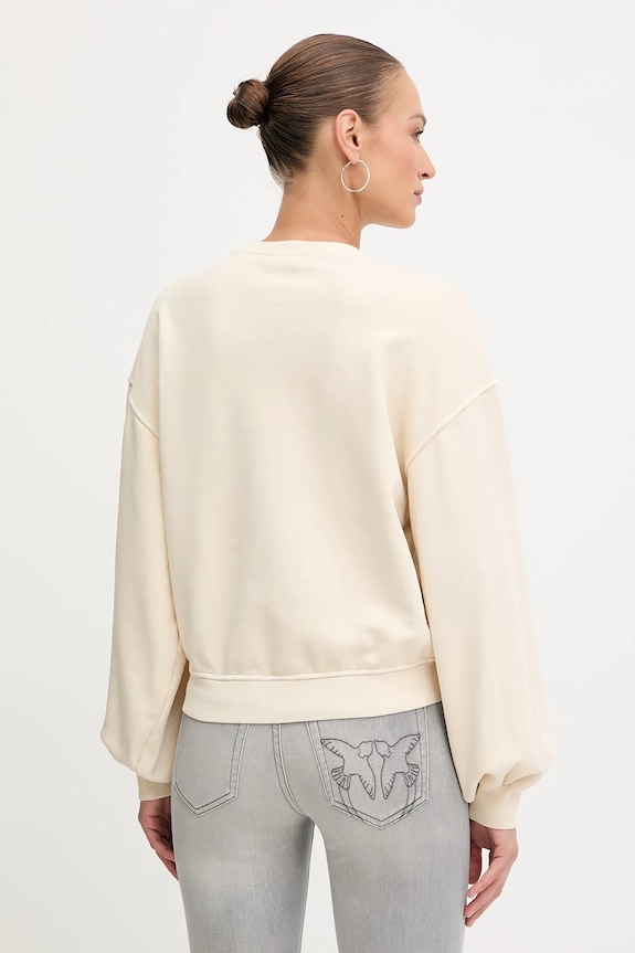 Одяг Бавовняна кофта Pinko 105510.A2RB бежевий