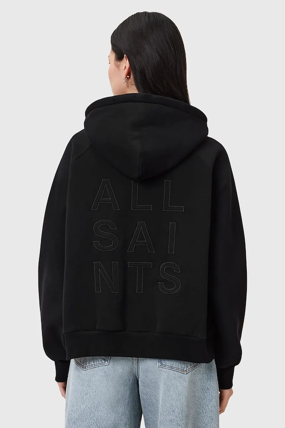 AllSaints bluză STACKS W131JC negru