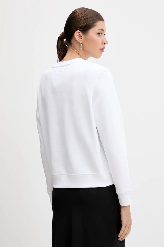 Ruházat Guess Jeans pamut melegítőfelső W5YQ28.KCPR1 fehér