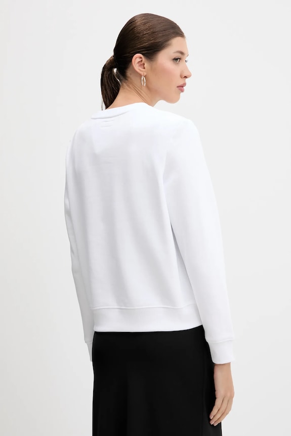 Ruházat Guess Jeans pamut melegítőfelső W5YQ28.KCPR1 fehér