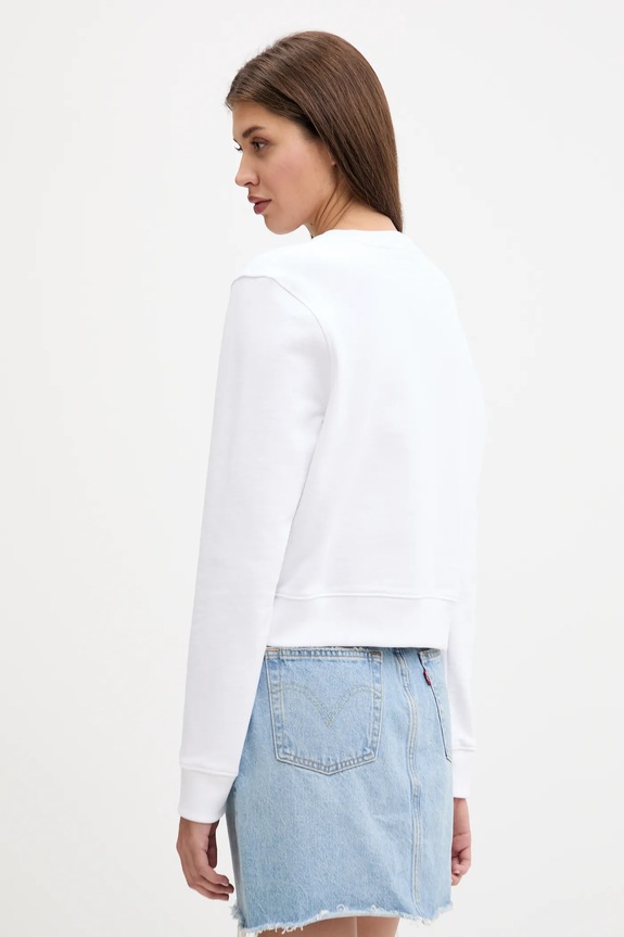 Odzież Guess Jeans bluza bawełniana W5YQ15.K68I4 biały