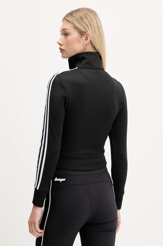 Odjeća adidas Originals dukserica na zakopčavanje ženska Firebird JY2613 crna