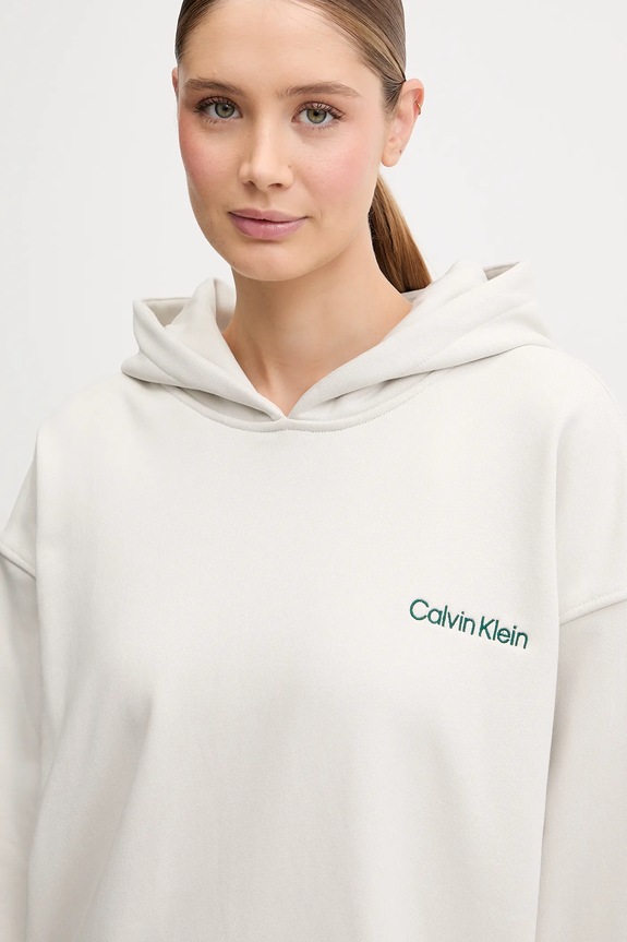 Pulover Calvin Klein Performance bež LVGWF5W309
