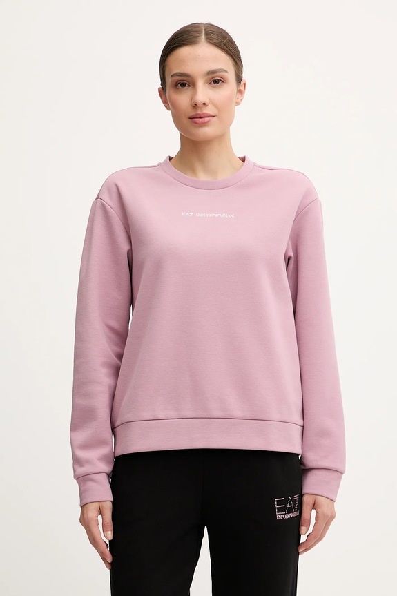 EA7 Emporio Armani bluza pozostałe różowy AF10443.7W000799