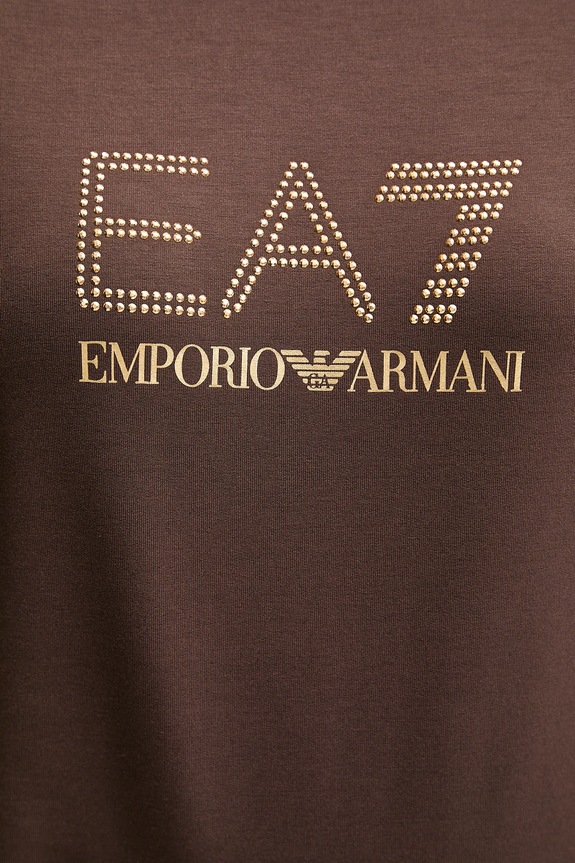 EA7 Emporio Armani női melegítőfelső viszkózzal TJ9RZ.8NTM45 barna