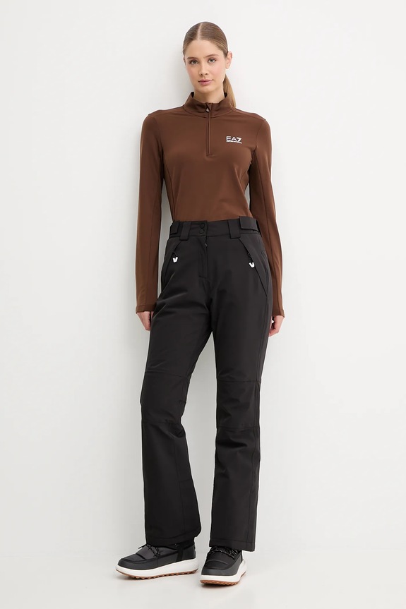 EA7 Emporio Armani felpa da sport AF14634.7W000396 marrone AW25