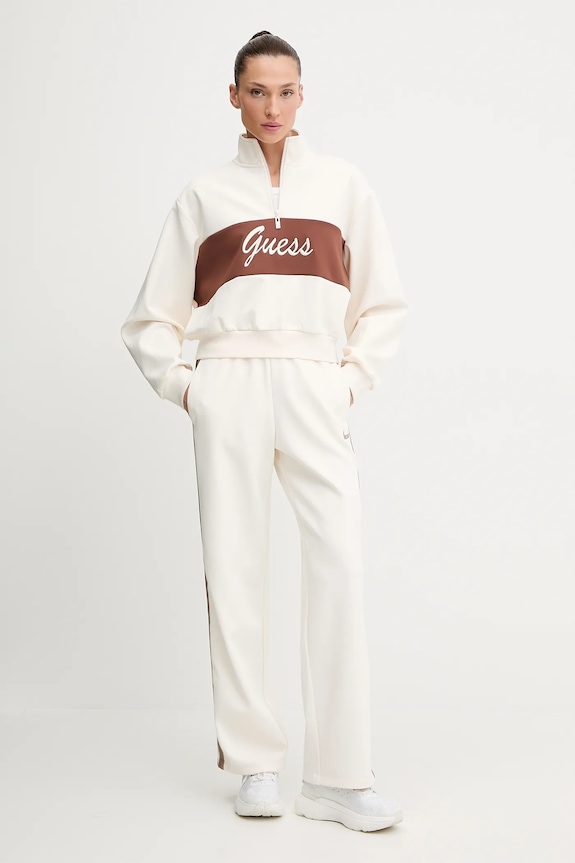 Guess bluza FABIA V5BQ00.KCX22 beżowy AW25