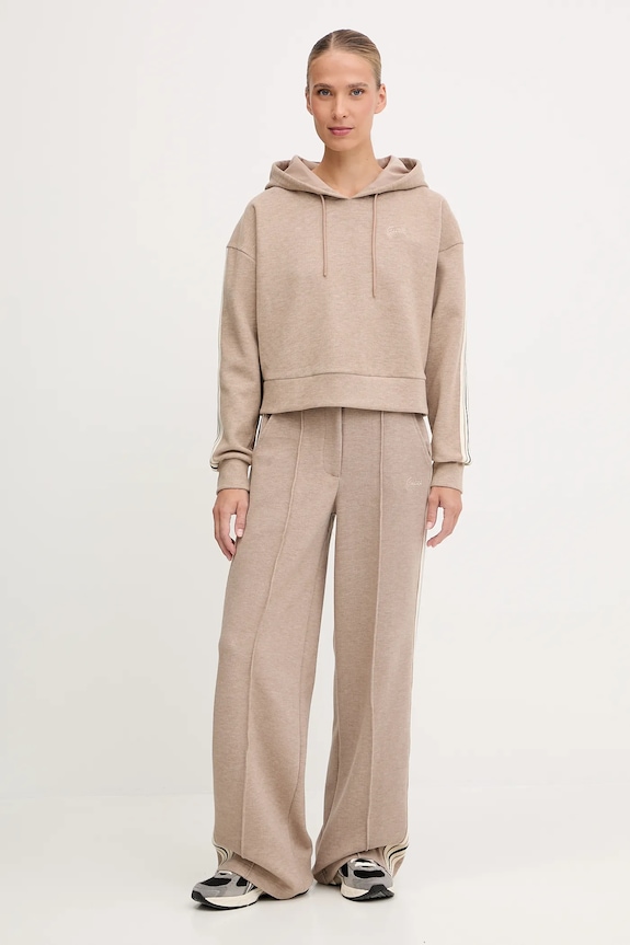 Mikina s prímesou vlny Guess MURIEL V5BQ14.KCX52 béžová AW25