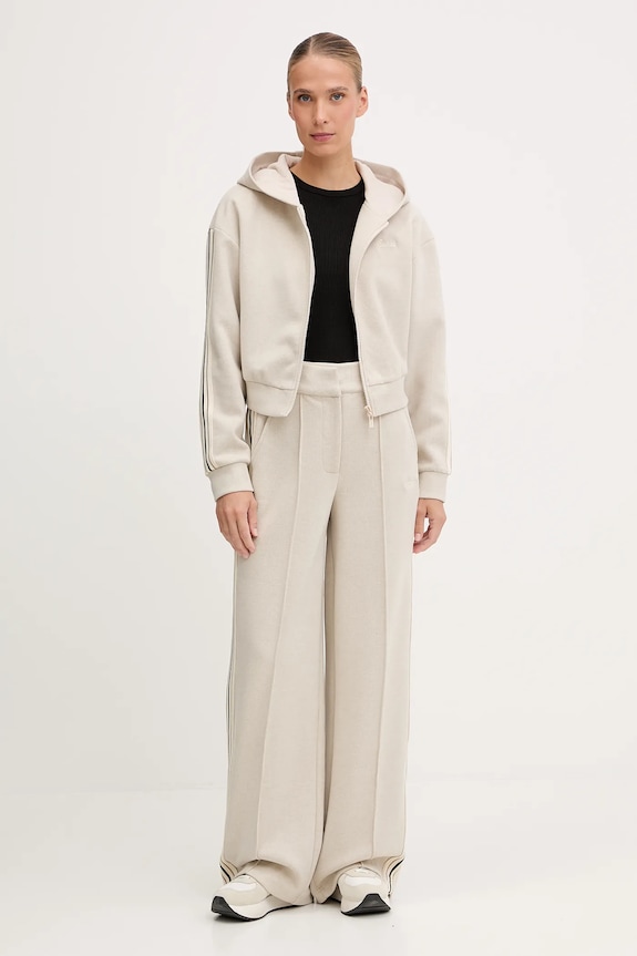 Mikina s prímesou vlny Guess MURIEL V5BQ17.KCX52 béžová AW25