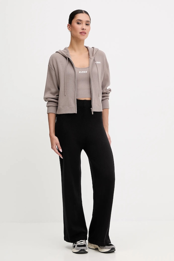 Φούτερ από μαλλί και μείγμα Guess FLAMINIA V5BR05.Z3JD2 μπεζ AW25