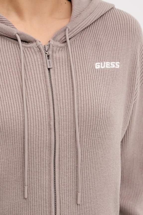 Φούτερ από μαλλί και μείγμα Guess FLAMINIA V5BR05.Z3JD2 μπεζ