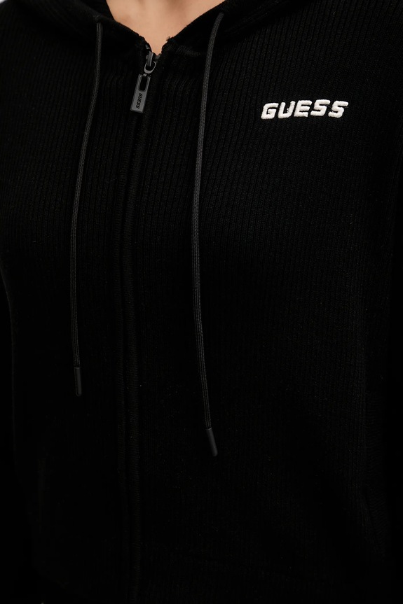 Guess felpa in misto lana FLAMINIA V5BR05.Z3JD2 nero