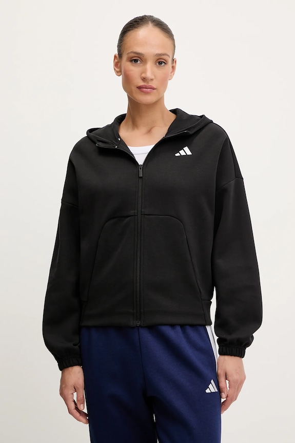 adidas bluza Future Icons z kapturem czarny JE3989