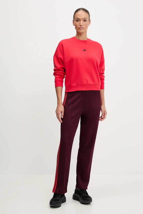 adidas felpa Essentials JI6061 rosso AW25