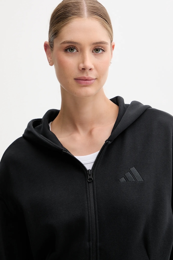 adidas hanorac de bumbac All SZN negru JJ1251