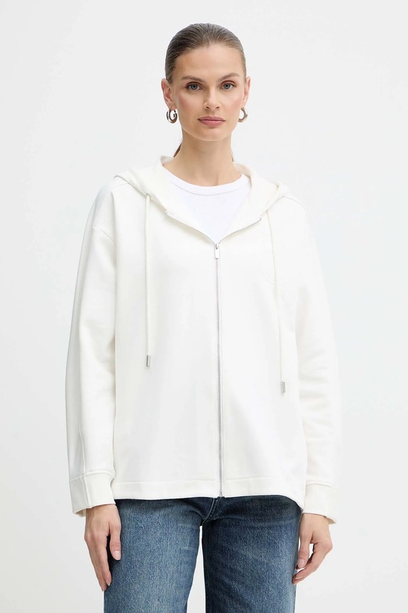 Mikina MM by Max Mara ONORE nášivka biela 2526926018600
