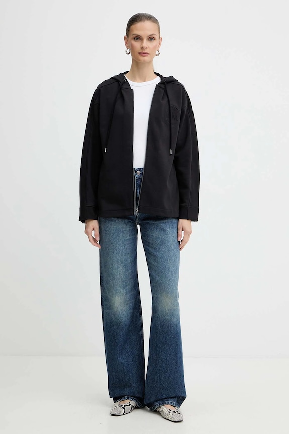 Mikina MM by Max Mara ONORE 2526926018600 čierna AW25