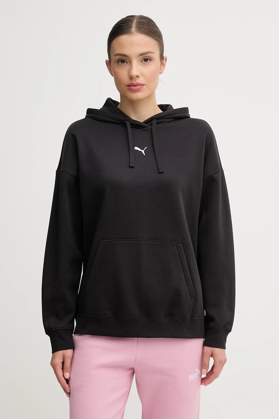 Μπλούζα Puma με κουκούλα μαύρο 685398