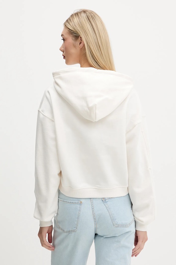 Odzież Tommy Jeans bluza bawełniana DW0DW21598 beżowy