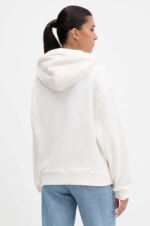Ruházat Tommy Jeans pamut melegítőfelső DW0DW21785 bézs