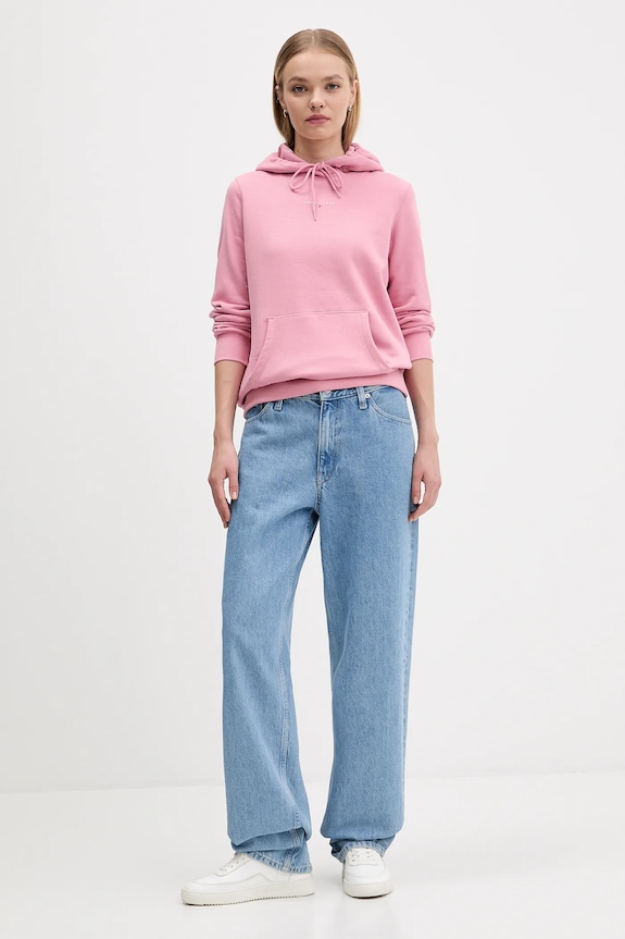 Tommy Jeans felső DW0DW21963 rózsaszín AW25