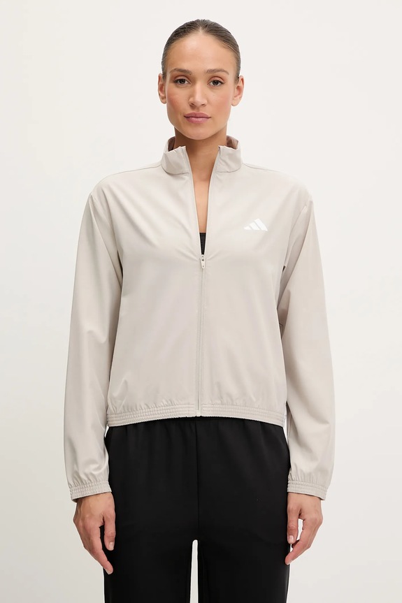 Pulover za vadbo adidas Performance Train Essentials Našitek bež JE6173