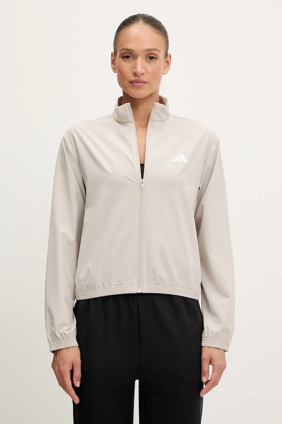 Pulover za vadbo adidas Performance Train Essentials Našitek bež JE6173