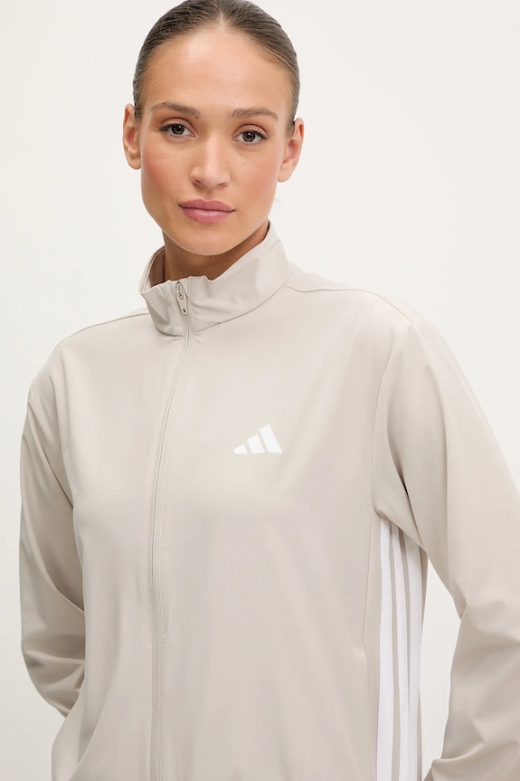 Pulover za vadbo adidas Performance Train Essentials bež JE6173