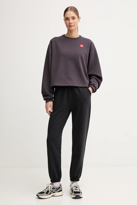 The North Face bluză Redbox NF0A8EFY0SA1 gri AW25