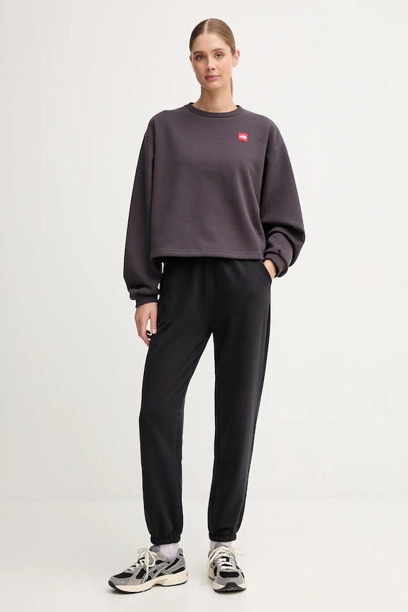 The North Face bluză Redbox NF0A8EFY0SA1 gri AW25