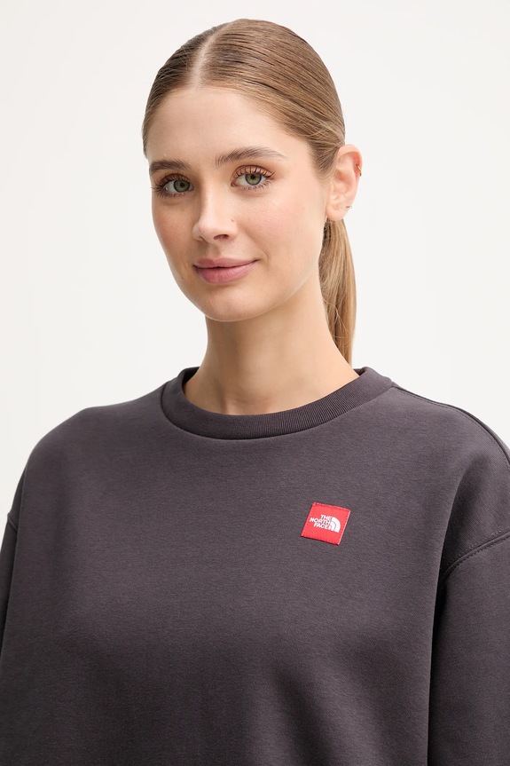 The North Face bluză Redbox gri NF0A8EFY0SA1