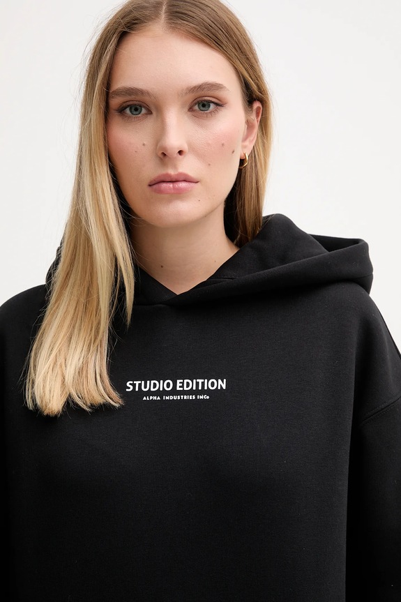 Μπλούζα Alpha Industries μαύρο 156042.03