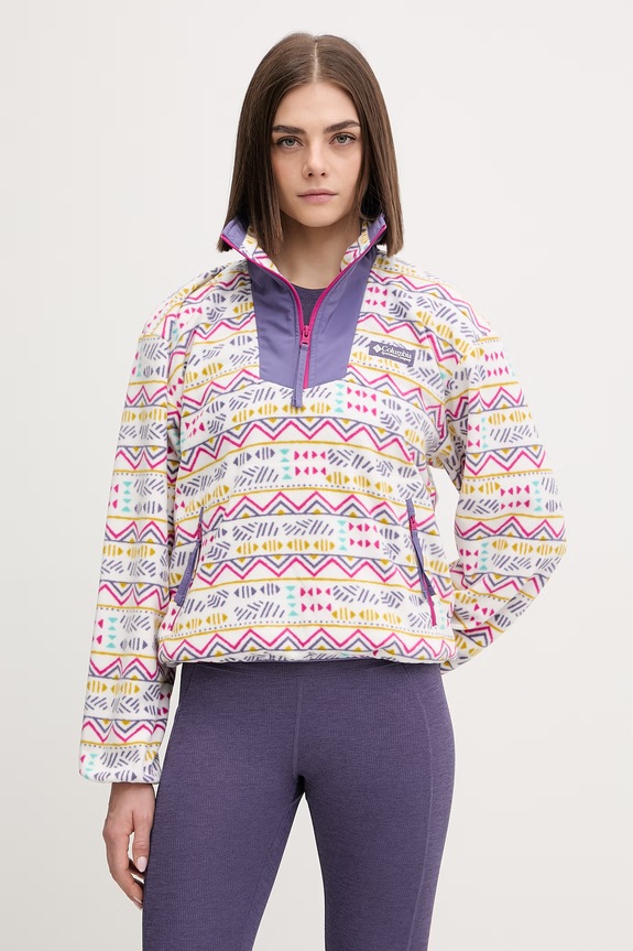 Columbia bluza outdoorowa Sequoia Grove bez kaptura biały 2136204