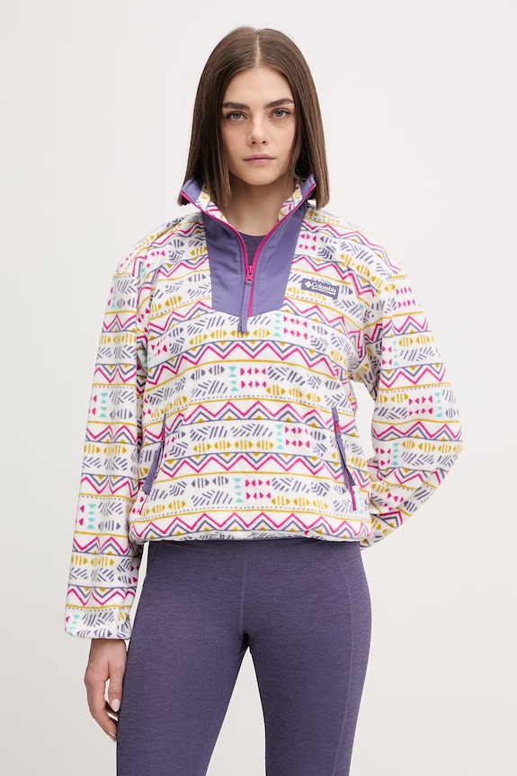 Columbia bluza outdoorowa Sequoia Grove bez kaptura biały 2136204