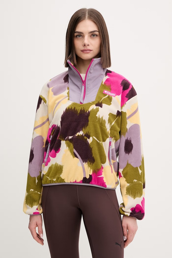Columbia bluza outdoorowa Sequoia Grove bez kaptura różowy 2136204