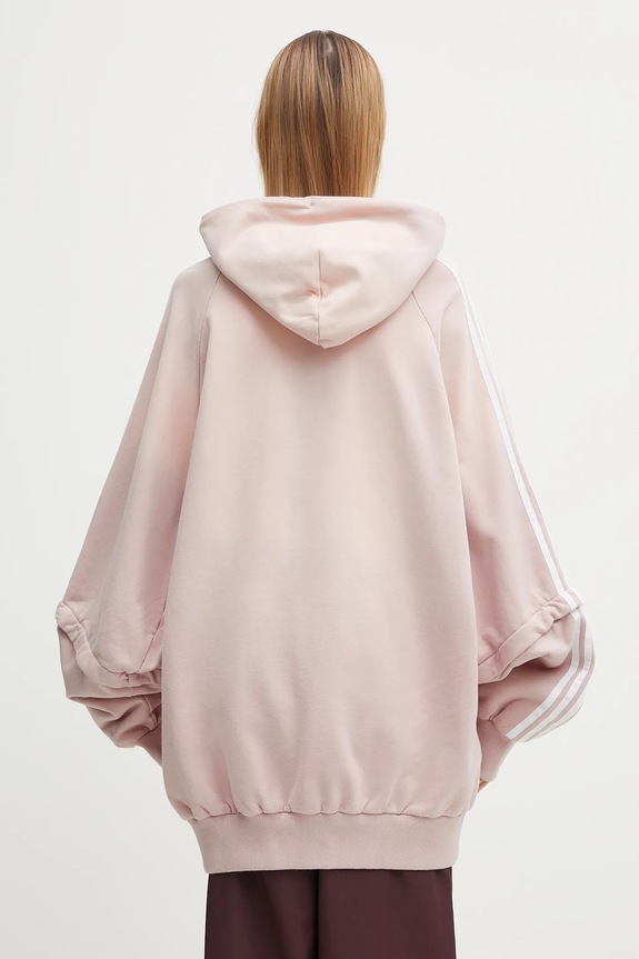 Clothing adidas Originals cotton sweatshirt Oversized Hoodie KE9804 pink