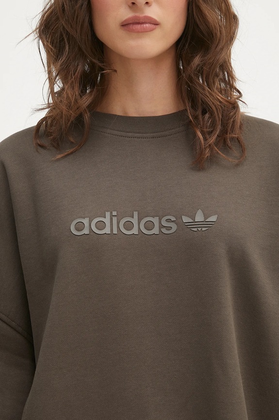adidas Originals sweatshirt Ess Lin Crew green JX3166