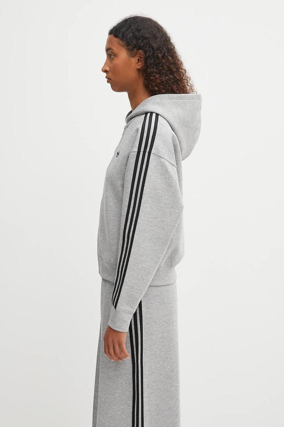 adidas Originals sweatshirt Spacer 3S Fz JY2620 gray AW25