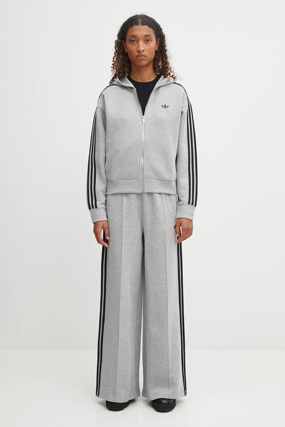 adidas Originals sweatshirt Spacer 3S Fz JY2620 gray