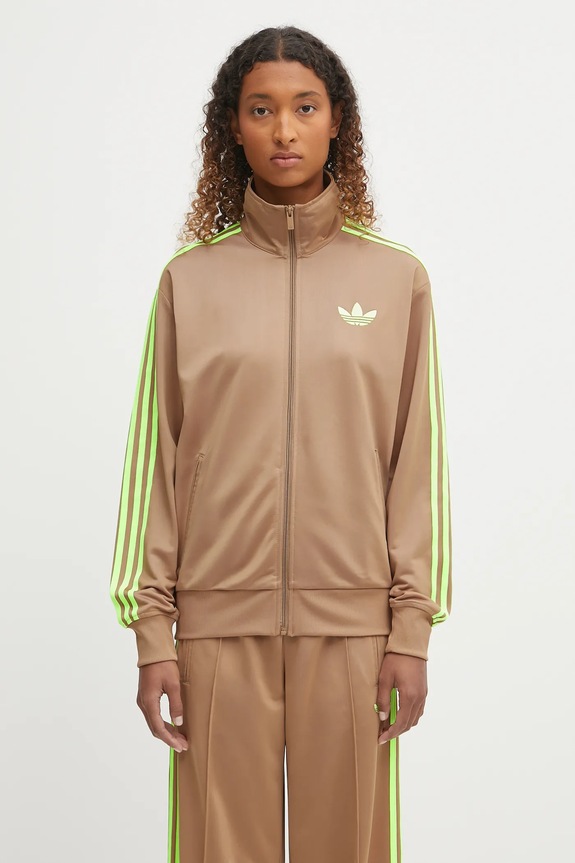 adidas Originals sweatshirt Firebird Tt other green JW1249