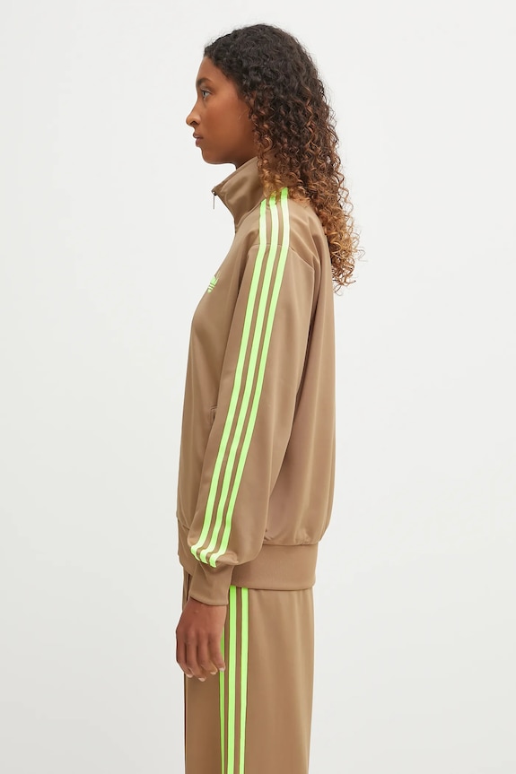 adidas Originals sweatshirt Firebird Tt JW1249 green AW25