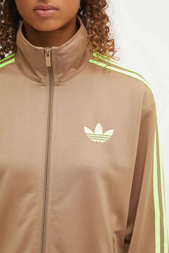 adidas Originals sweatshirt Firebird Tt green JW1249