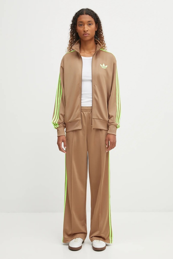 adidas Originals sweatshirt Firebird Tt JW1249 green