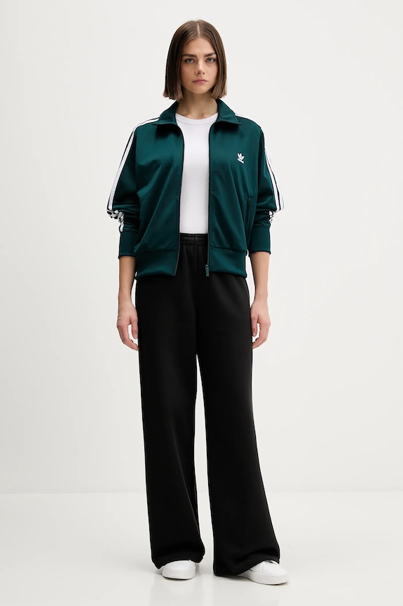 adidas Originals sweatshirt Firebird Tt JX1484 green AW25
