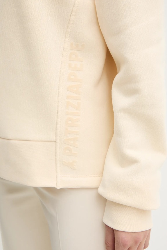 Βαμβακερή μπλούζα Patrizia Pepe 2M4494.J079 μπεζ
