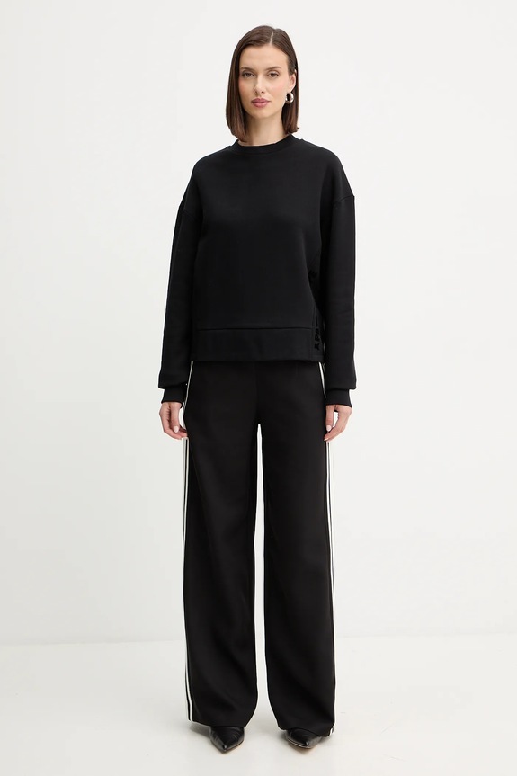 Βαμβακερή μπλούζα Patrizia Pepe 2M4494.J079 μαύρο AW25