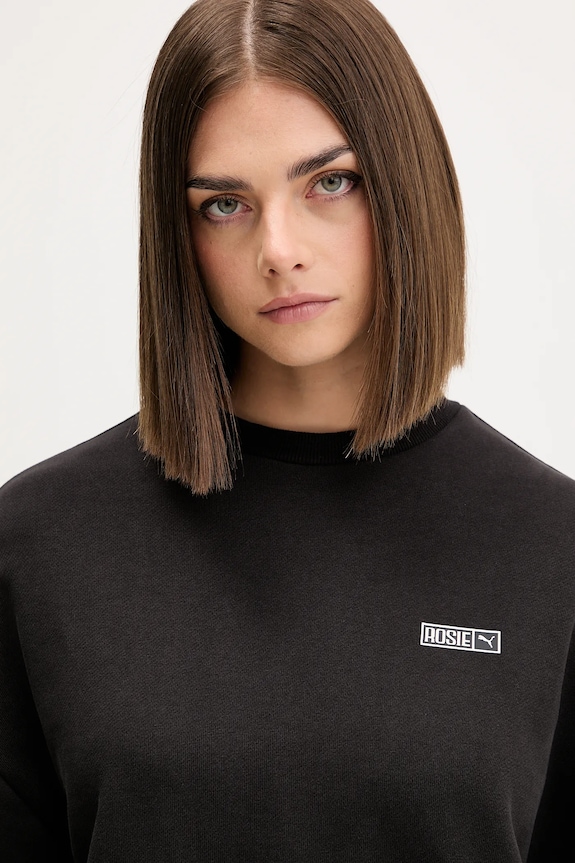 Puma cotton sweatshirt PUMA x ROSÉ black 633803