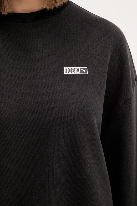 Puma cotton sweatshirt PUMA x ROSÉ 633803 black